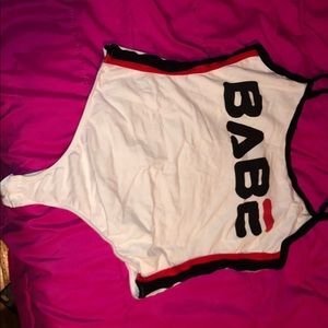 Charlotte Russe Babe bodysuit